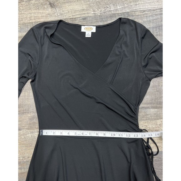 Talbots LBD Women's Faux Wrap 3/4 Sleeve Stretch Career Classic Size 6 - Picture 10 of 13